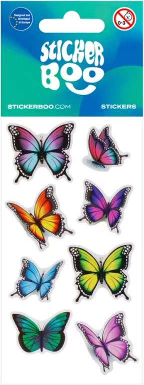 Naklejki Sticker BOO Motyle mix - tantis.pl