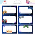 Naklejki na szafkę i zeszyt Pad Gra - tantis.pl