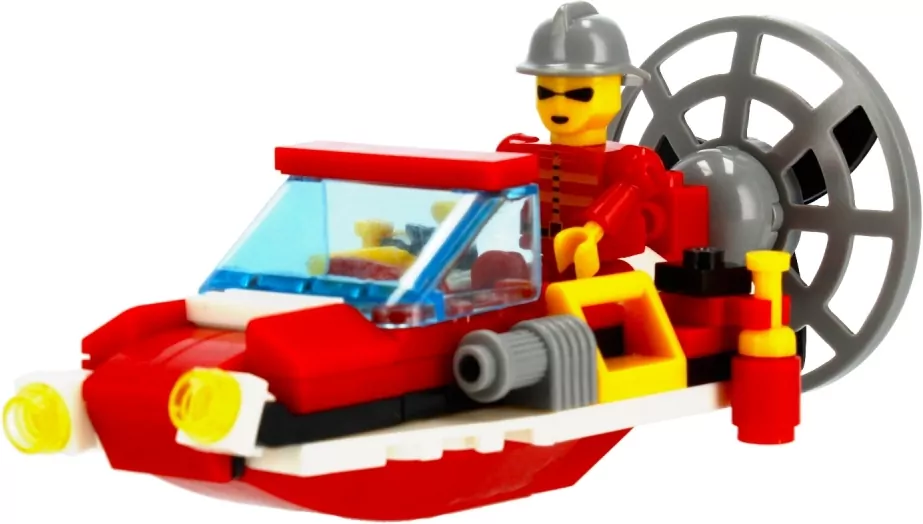 Klocki konstrukcyjne Alleblox Straż Pożarna 96-104 elementy, mix - tantis.pl