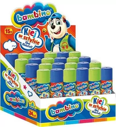 Klej w sztyfcie 15g. 24 sztuki - tantis.pl