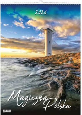 Kalendarz 2026 wieloplanszowy magiczna Polska
