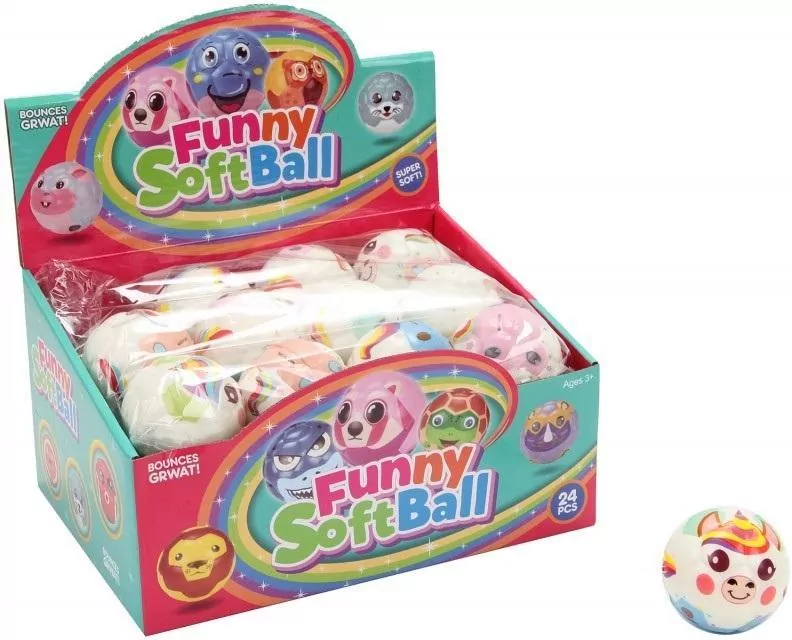 Piłka miękka piankowa zwierzęta morskie MIX - tantis.pl