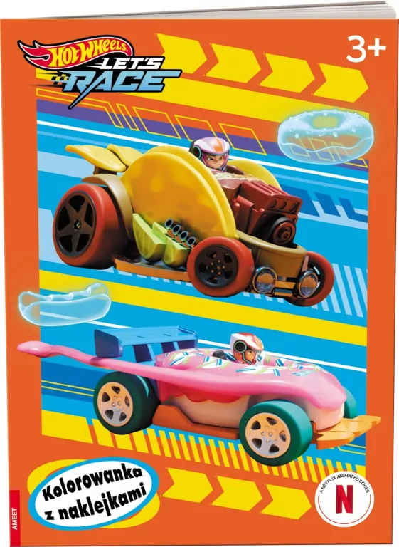 Hot Wheels™. Kolorowanka z Naklejkami - tantis.pl