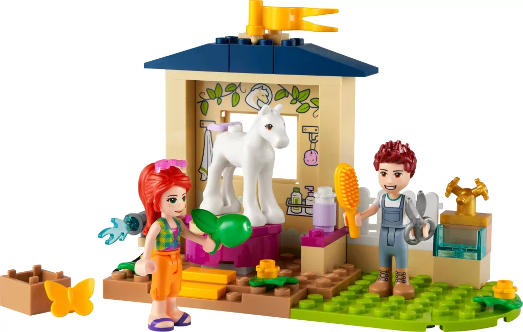 LEGO® Friends. Kąpiel dla kucyków w stajni. 41696 - tantis.pl