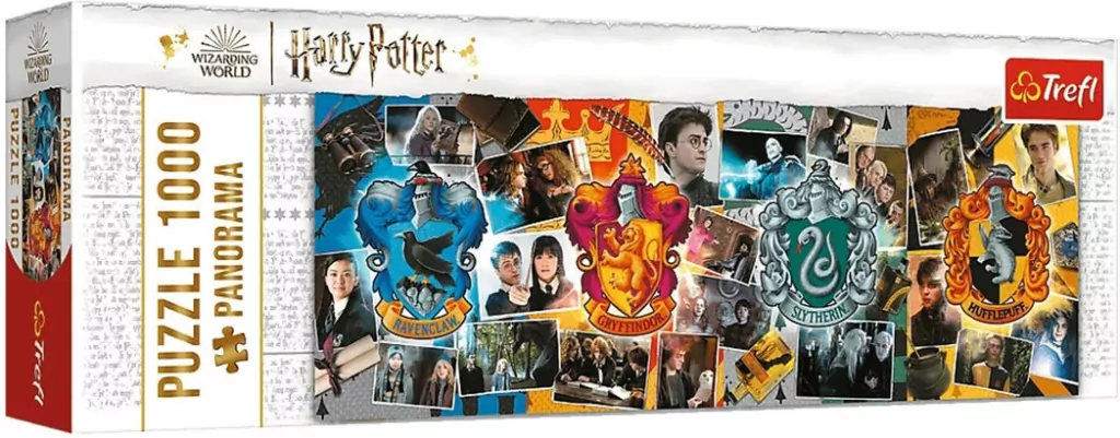 Puzzle 1000. Cztery domy Hogwartu - tantis.pl