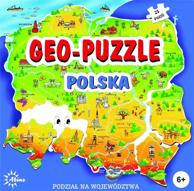 Abino. Geo puzzle. Polska - tantis.pl