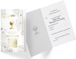 Zaproszenie Komunia. PMZ-087 (5 szt.)