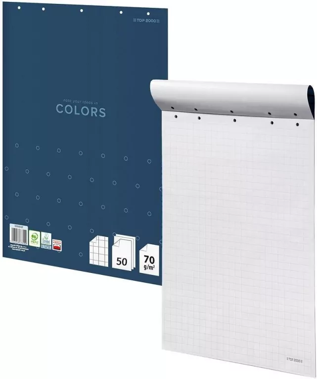 BLOK DO FLIPCHARTA 640X900/50K 70G TOP/1 - tantis.pl