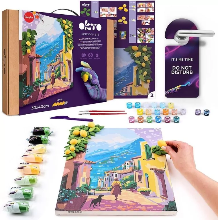 Zestaw do malowania i modelowania 3D Cytryn Weeken - tantis.pl