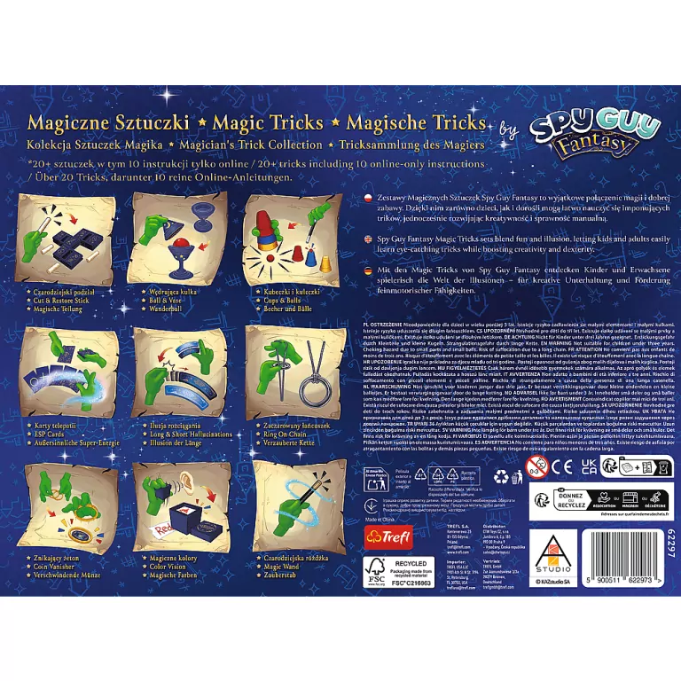 Magiczne sztuczki Kolekcja Sztuczek Magika Spy Guy Fantasy - tantis.pl