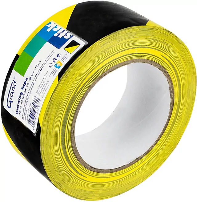 Taśma ostrzegawcza samoprzylepna czarno-żółta - tantis.pl