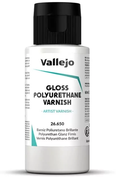 Vallejo: 26.650 - Gloss Polyurethane Varnish (60 ml) - tantis.pl