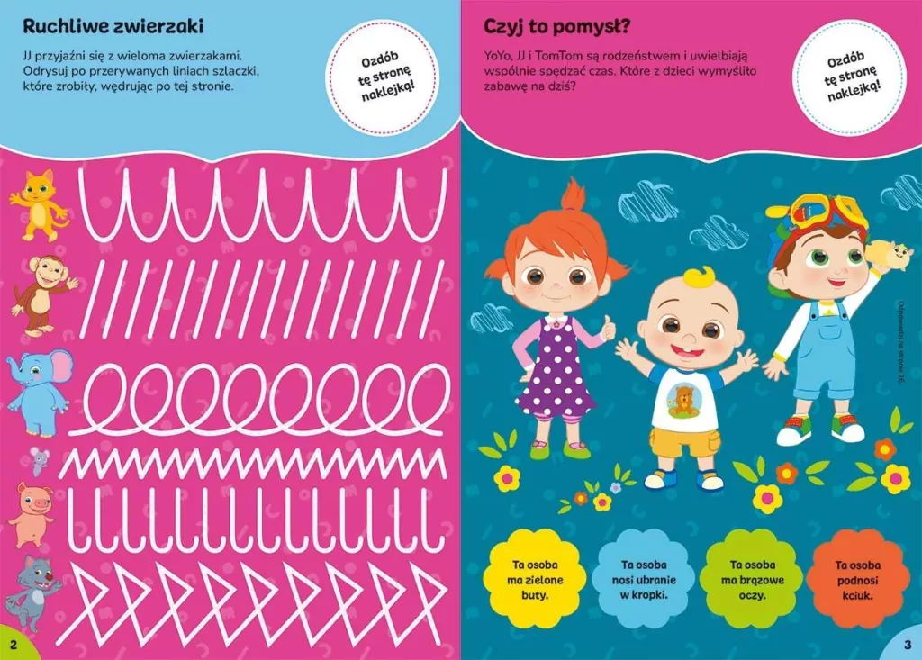 Cocomelon. 100 naklejek - tantis.pl