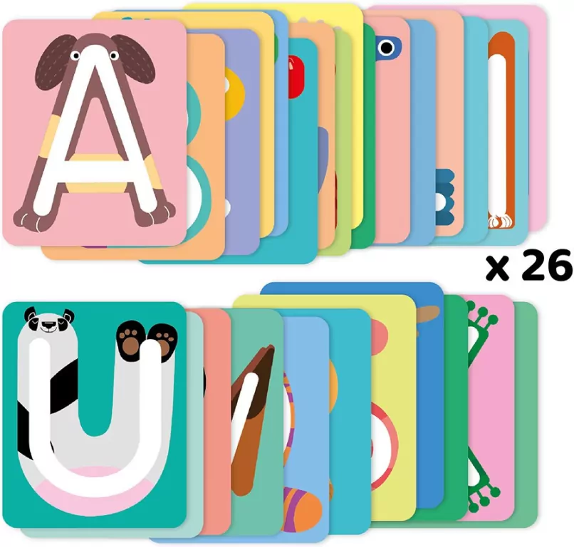 Plastusiowe zabawy - literki. Genialny dzieciak - tantis.pl