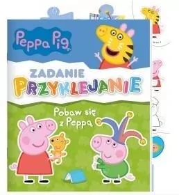 Peppa Pig. Zadanie przyklejanie cz. 3 Pobaw się z Peppą - tantis.pl