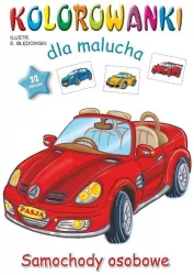 Samochody osobowe. Kolorowanki dla malucha