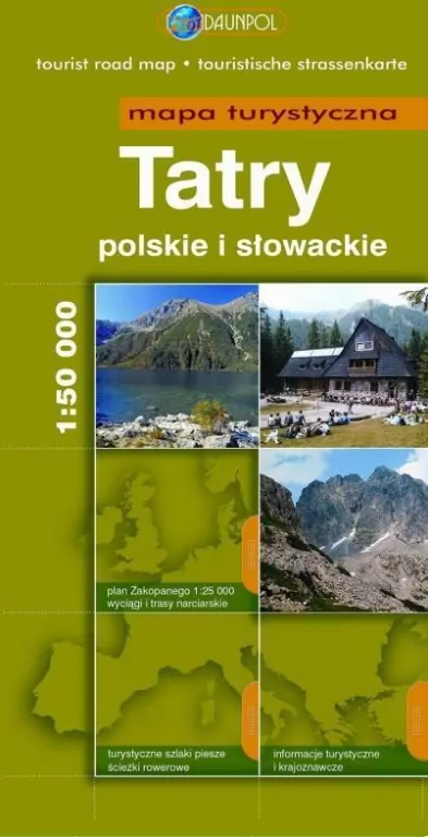 Mapa Turystyczna EuroPilot. Tatry - tantis.pl