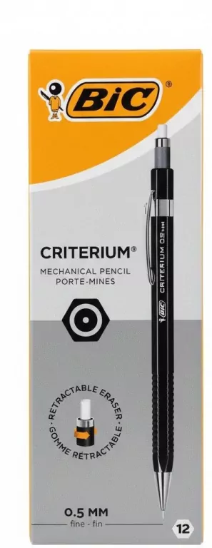 Ołówek automatyczny Criterium HB 0,5mm (12szt) BIC - tantis.pl