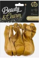 Balony Beauty&Charm metaliki c. złote 30cm - tantis.pl