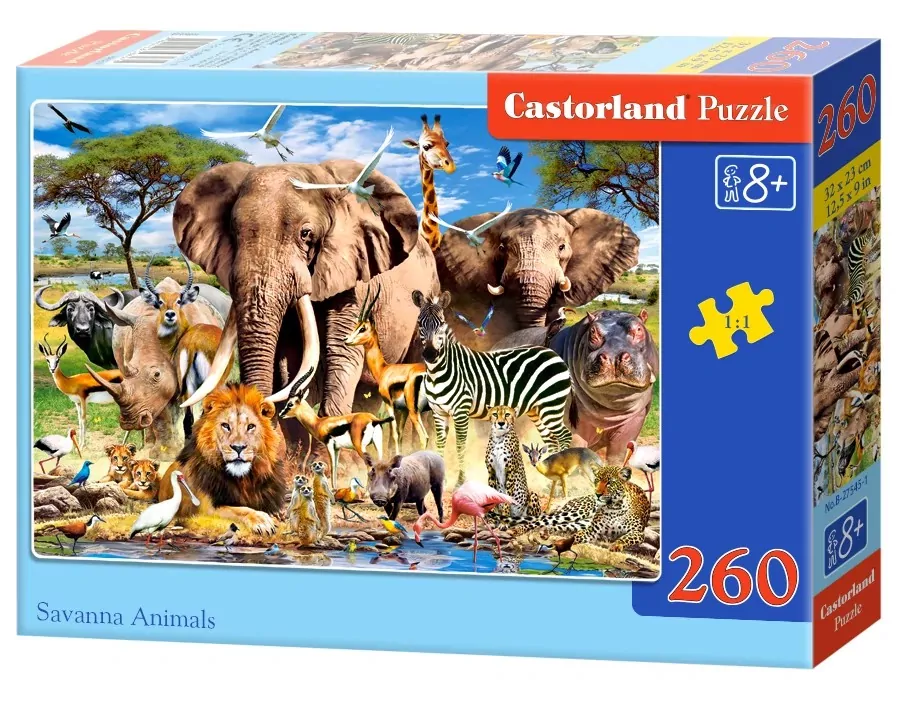 Puzzle 260. Savanna Animals. 27545 - tantis.pl