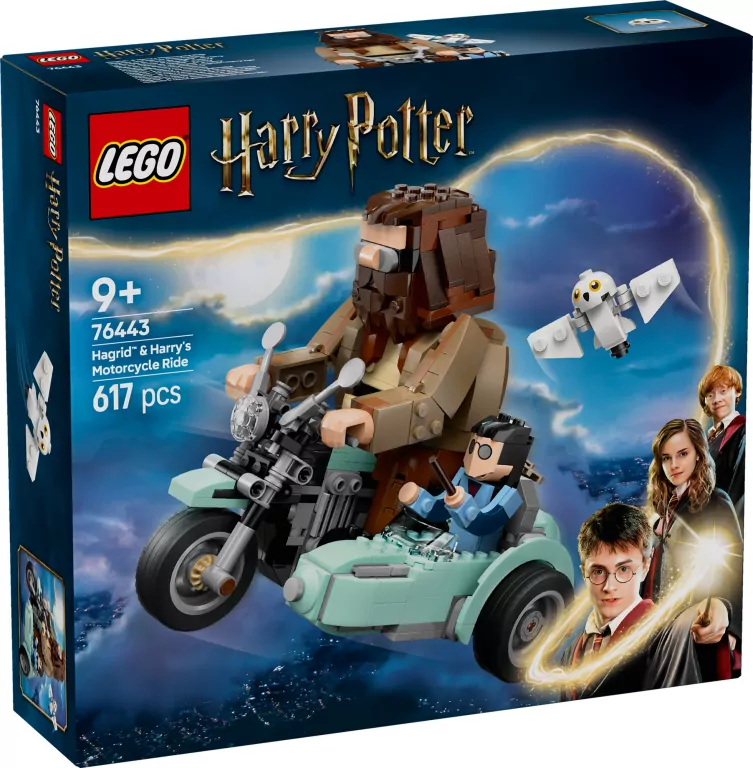 LEGO® Przejażdżka motocyklowa Hagrida i Harry’ego 76443 - tantis.pl