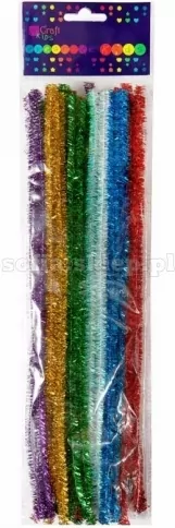 Druciki kreatywne 30cm.metalizowane 25szt.KSDR-007 - tantis.pl