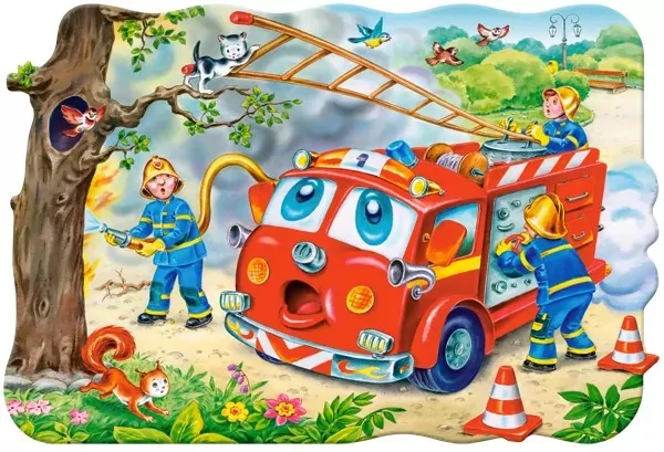 Puzzle 20 maxi. Straż pożarna - tantis.pl
