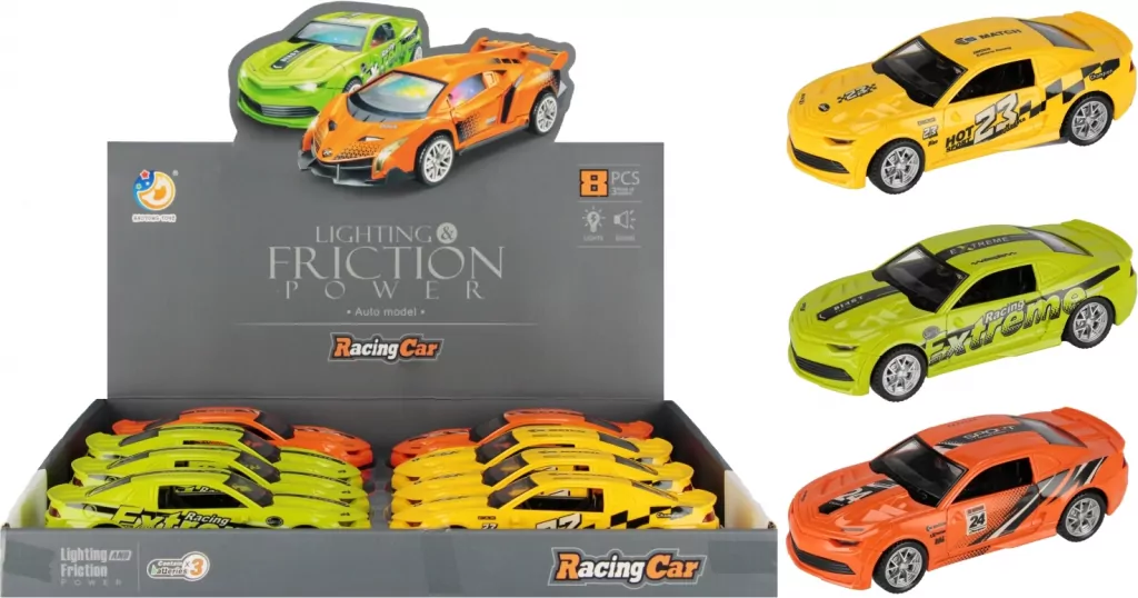 Auto wyścigowe 16cm na baterie Mega Creative 542802 p8, mix cena za 1 szt - tantis.pl