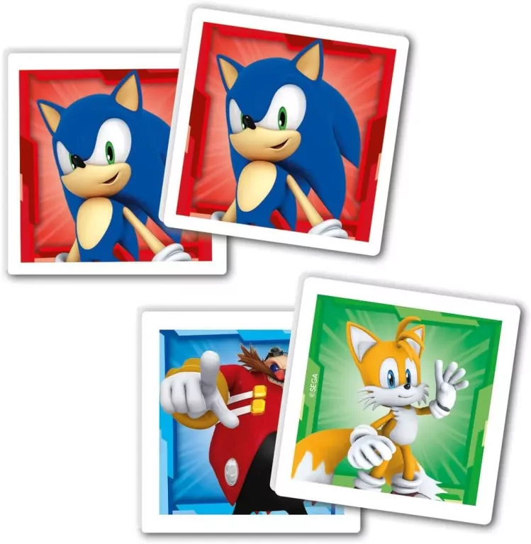 Puzzle 48 + 36 + Memo + 6 klocków Edukit Sonic - tantis.pl