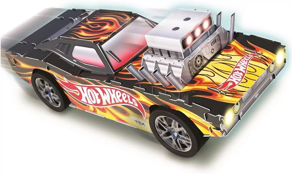 Hot Wheels. Dodge zestaw kreatywny światło/dźwięk - tantis.pl