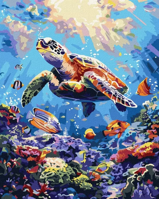 Malowanie po numerach - Morski spokój 40x50cm - tantis.pl