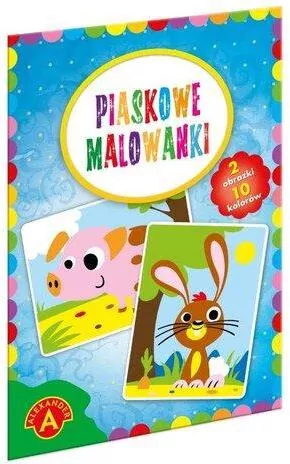 Piaskowe malowanki. Świnka, królik - tantis.pl