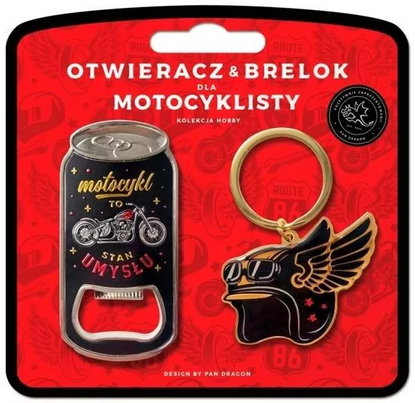 Zestaw: brelok + otwieracz dla motocyklisty - tantis.pl