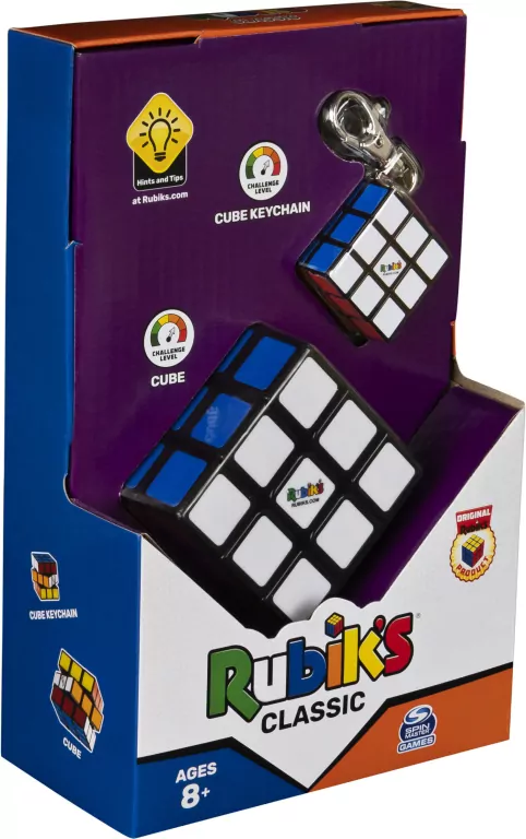Zestaw Classic: Kostka Rubika 3x3 i brelok - tantis.pl