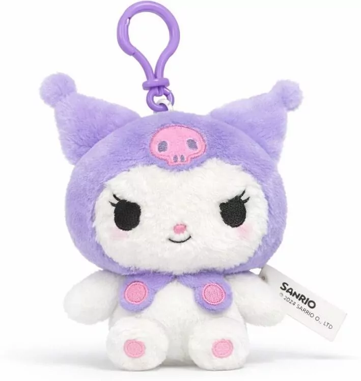 Hello Kitty Fluffy Keychain Kuromi Fioletowa 13cm - tantis.pl