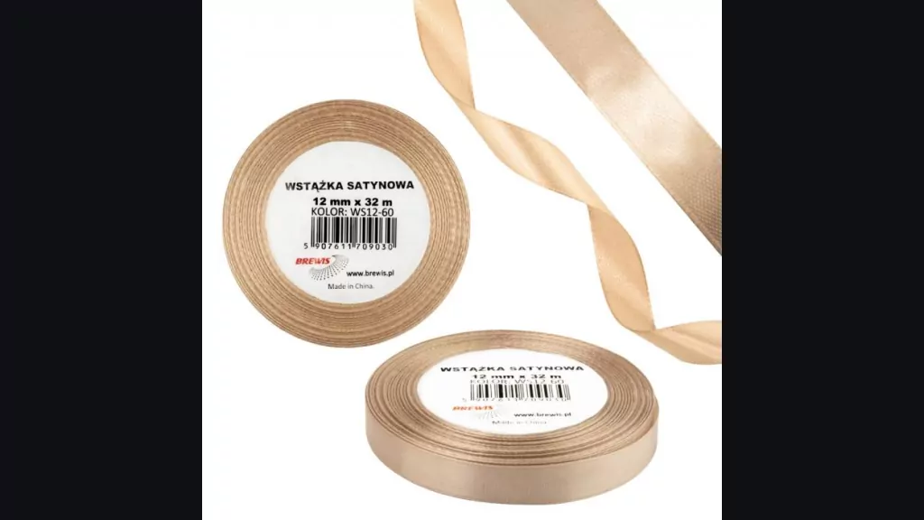 Wstążka satynowa 12mm/32m - tantis.pl