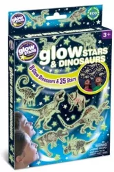 Świecące gwiazdy i dinozaury