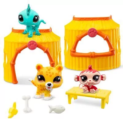 Littlest Pet Shop Zestaw Dżungla 3 figurki - tantis.pl