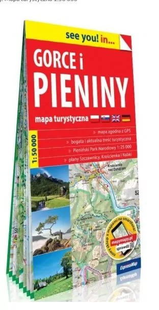 See you! in... Gorce i Pieniny Mapa turystyczna 1:50 000 - tantis.pl