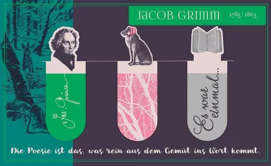 Zakładki magnetyczne. Jacob Grimm