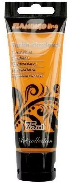 Farba akrylowa pomarańczowa, 75ml - tantis.pl