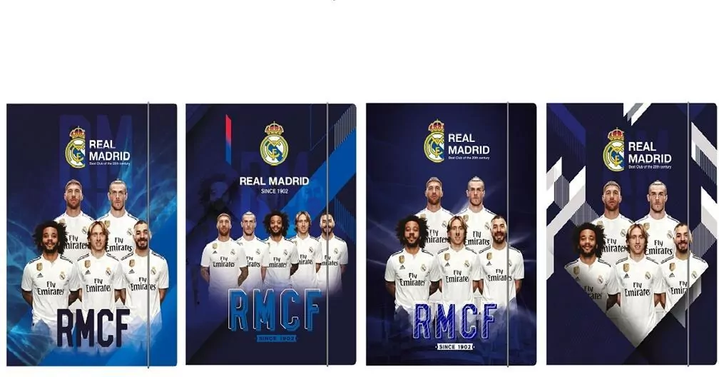 Teczka z gumką A4. Real Madrid mix - tantis.pl