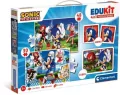 Puzzle 48 + 36 + Memo + 6 klocków Edukit Sonic - tantis.pl