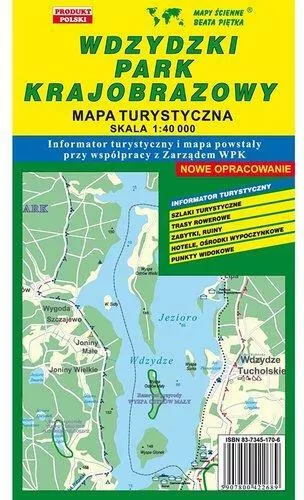 Wdzydzki PK 1:40 000 mapa turystyczna PIĘTKA - tantis.pl