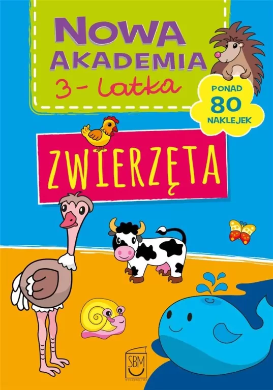 Nowa akademia 3-latka. Zwierzęta - tantis.pl