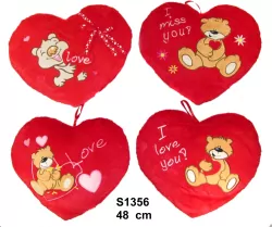 Poduszka Serce 48cm MIX