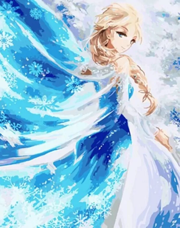 Malowanie po numerach. Czarodziejka 40x50cm - tantis.pl