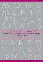 Portrety Uczonych. Profesorowie Uniwersytetu Warszawskiego 1915?1945, M?Ż