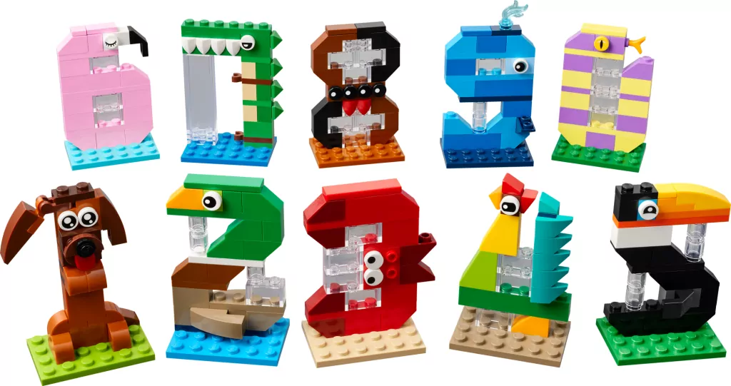 LEGO® Urodzinowe cyferki 40807 - tantis.pl