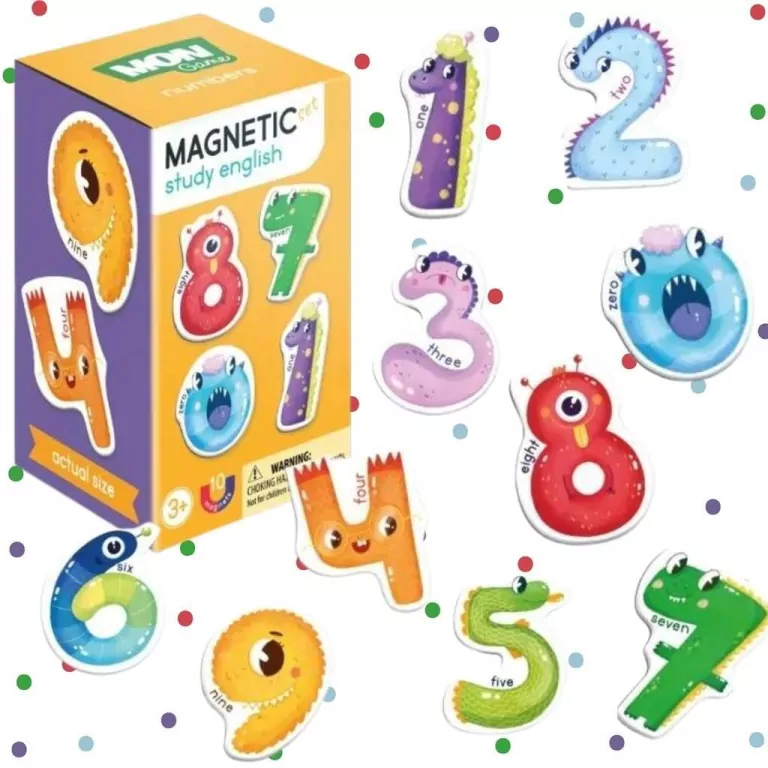 Numery. Gra magnetyczna - tantis.pl